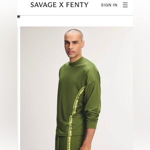 Savage X Fenty Men's Olive Shorts